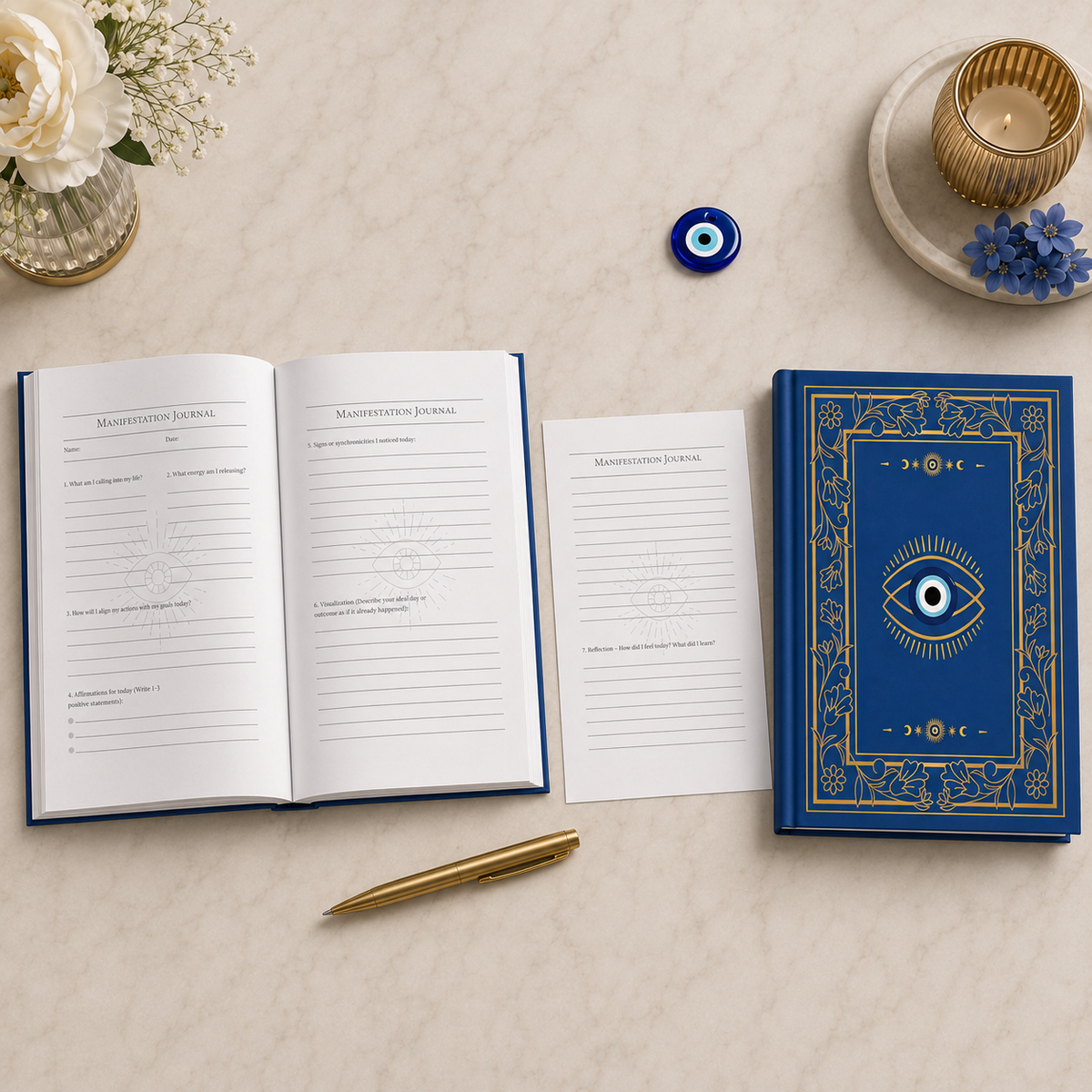 The Manifestation Protection Journal: Evil Eye Edition (Paperback)