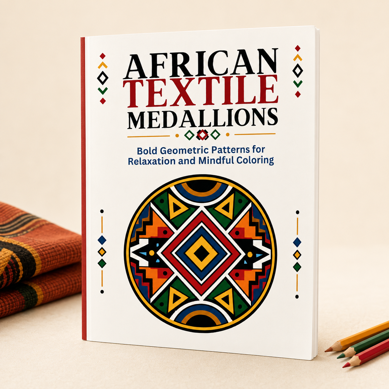 African Textile Medallions: Bold Geometric Patterns