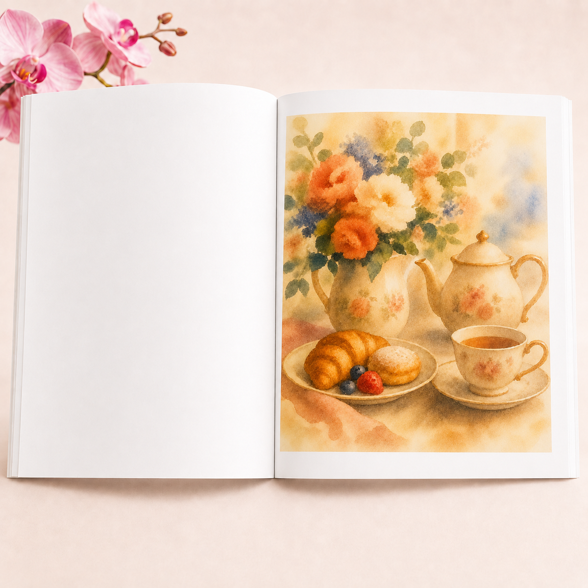 Cozy Café Corners: The Beginner Reverse Coloring Book