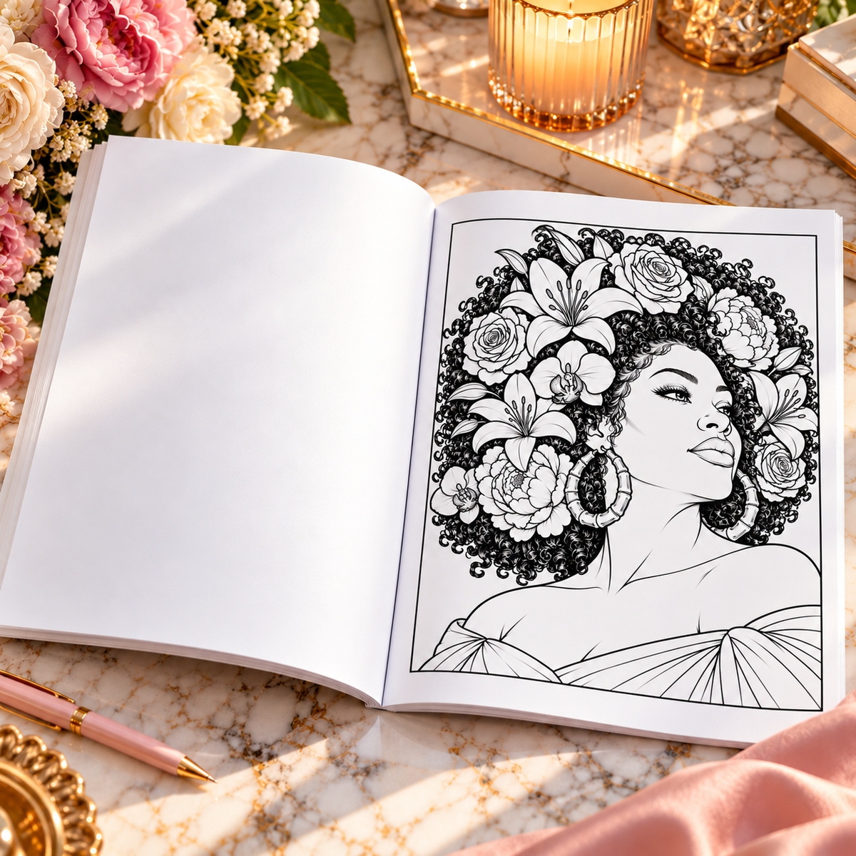 Crown Her in Bloom: A Celebration of Beautiful Women & Botanical Hairstyles
