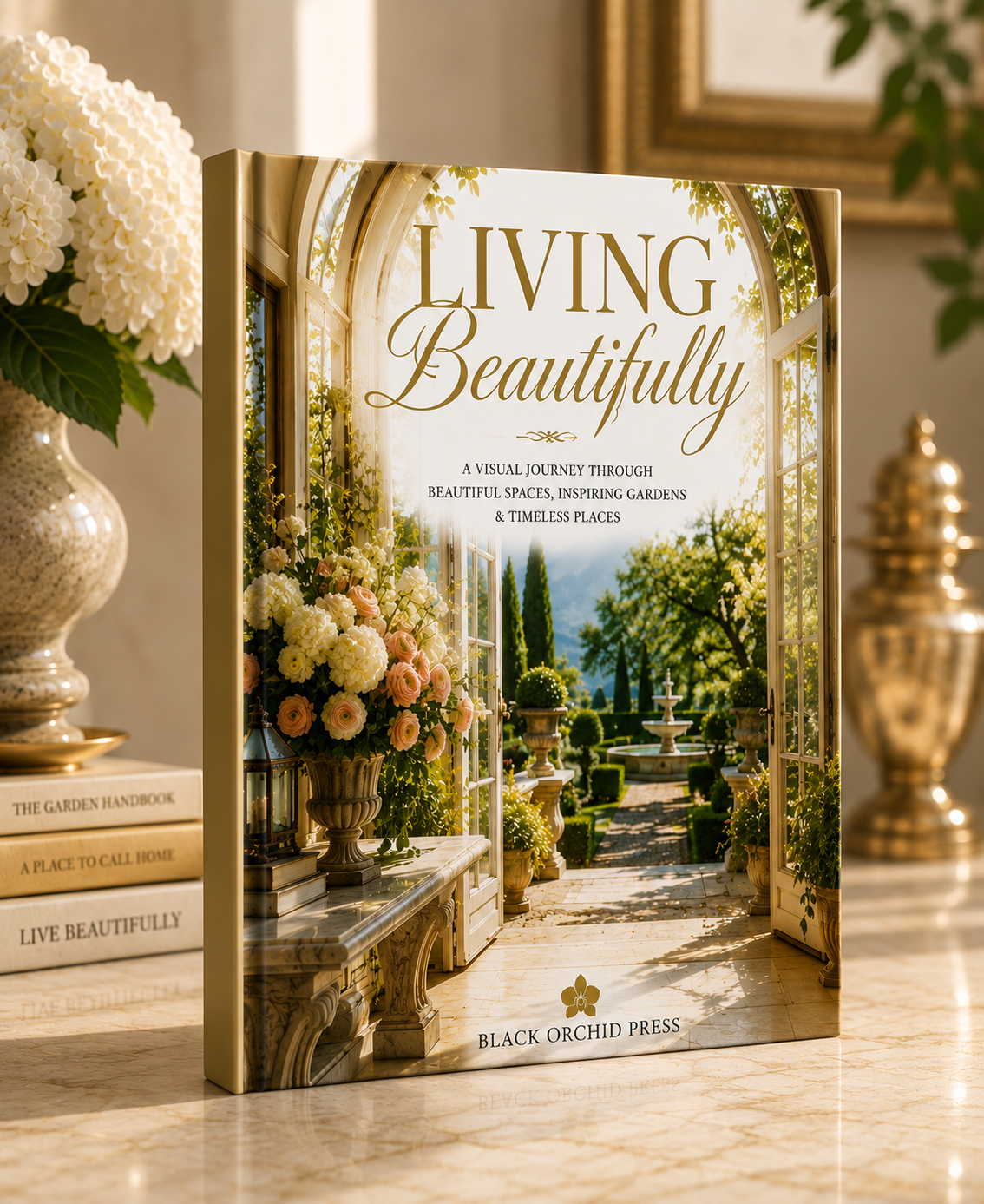 Living Beautifully- A Coffee Table Visual Book (Hardcover)