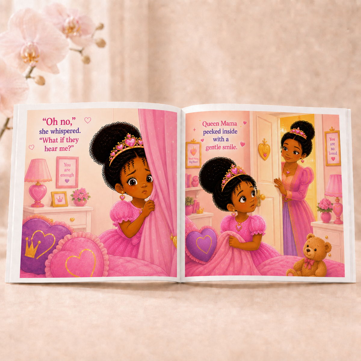 Crowned in Color: Princess Nia Finds Her Voice (Children's Story Book)