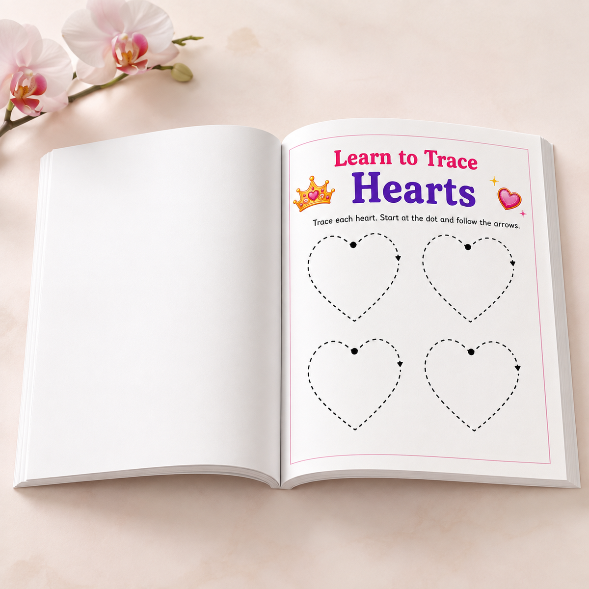 Princess Nia Learns to Trace: A Preschool Tracing Workbook for Ages 3–4