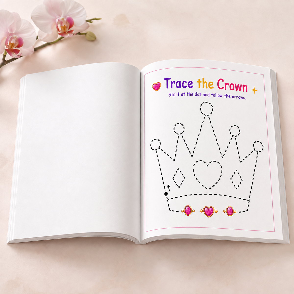Princess Nia Learns to Trace: A Preschool Tracing Workbook for Ages 3–4