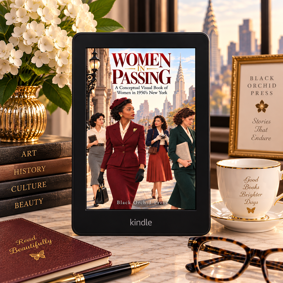 Women in Passing: A Conceptual Visual Book of Women in 1950’s New York — Kindle eBook