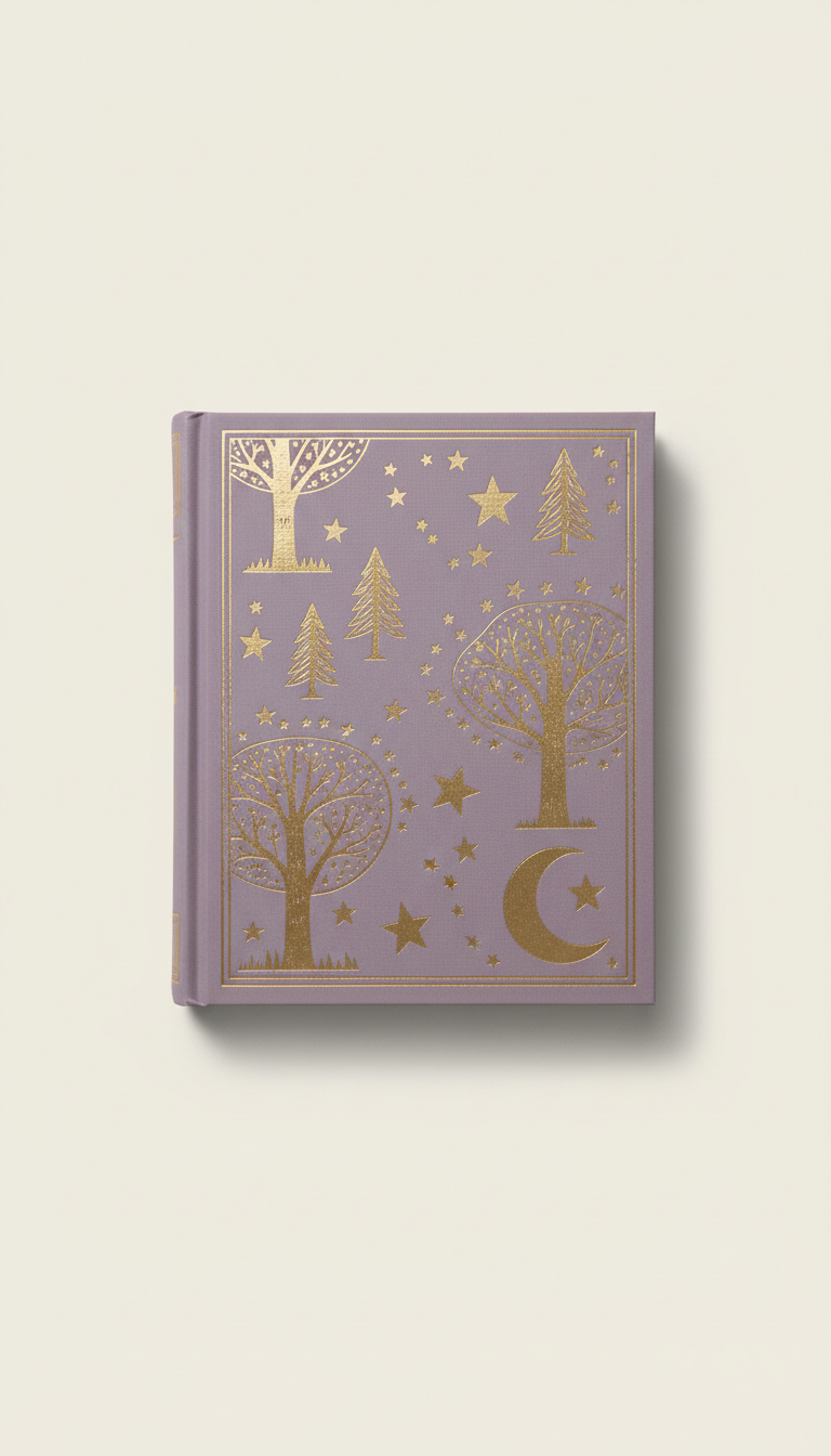 Children's Storybook with Gold Embossing