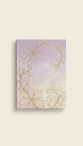 Pastel Adult Coloring Book with Gold Accents